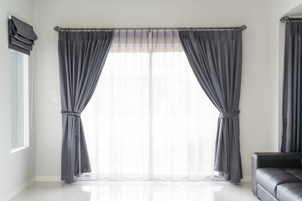 Curtains with drapes