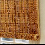 Woven timber roller blinds